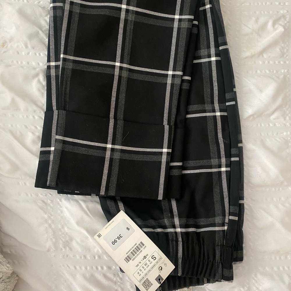 Zara Pants Black/White Size S